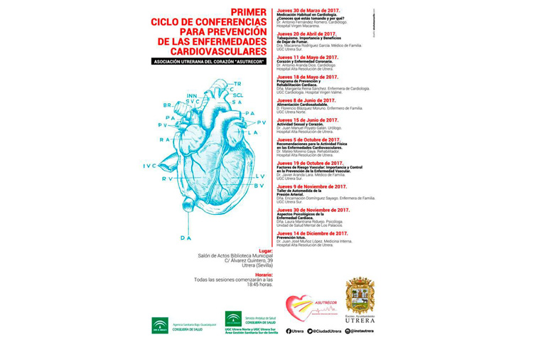 Una conferencia hablará de alimentación cardiosaludable