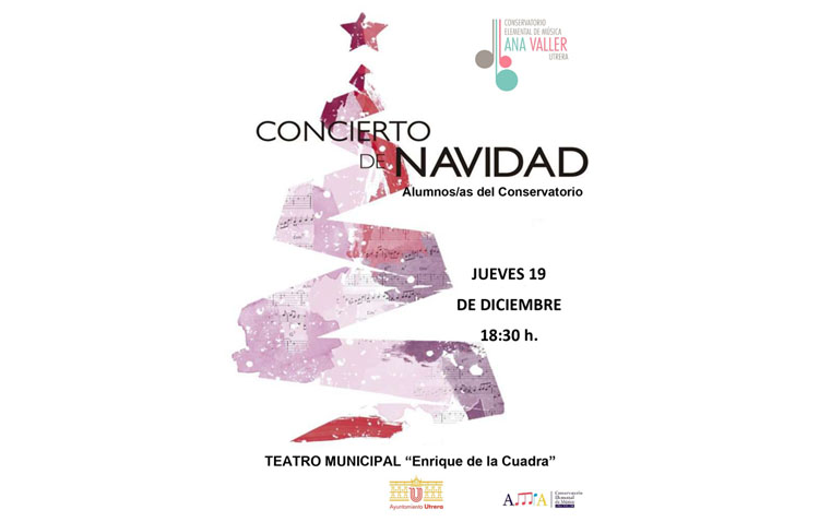 El conservatorio de música de Utrera organiza su tradicional concierto de Navidad