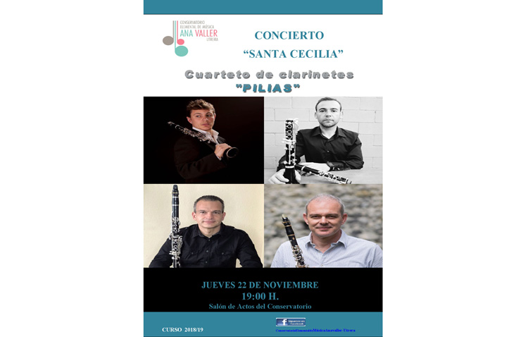 Un concierto en el conservatorio de música de Utrera para celebrar el día de Santa Cecilia