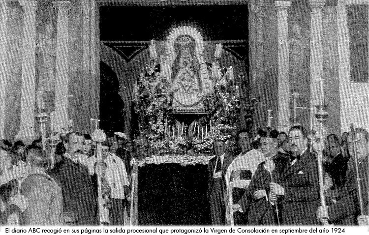Las salidas más desconocidas de la Virgen de Consolación