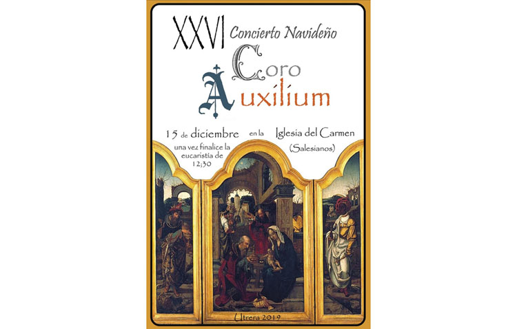 Concierto navideño del coro Auxilium en la iglesia del Carmen