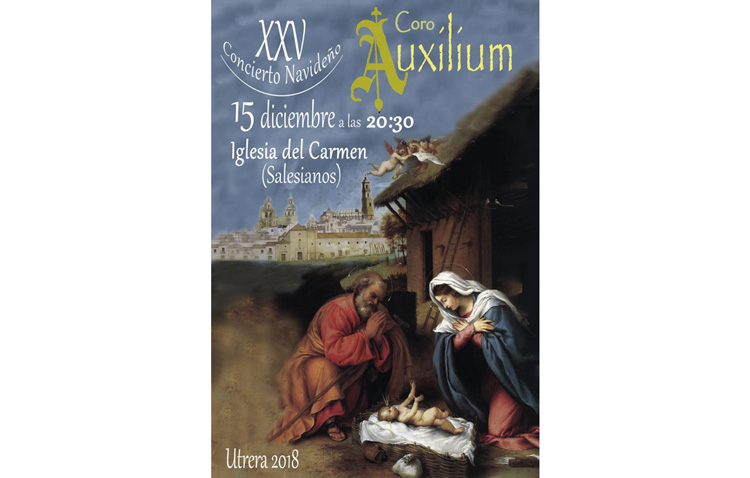 Concierto navideño del coro Auxilium en la iglesia del Carmen