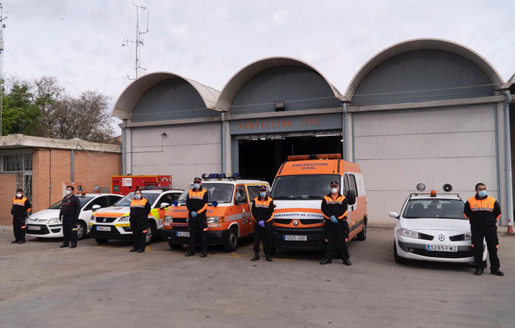 Así es un día de trabajo para los voluntarios de Protección Civil en Utrera (VÍDEO)