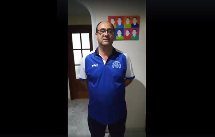 Una campaña del Club Baloncesto Utrera anima a quedarse en casa para luchar contra el coronavirus (VÍDEO)