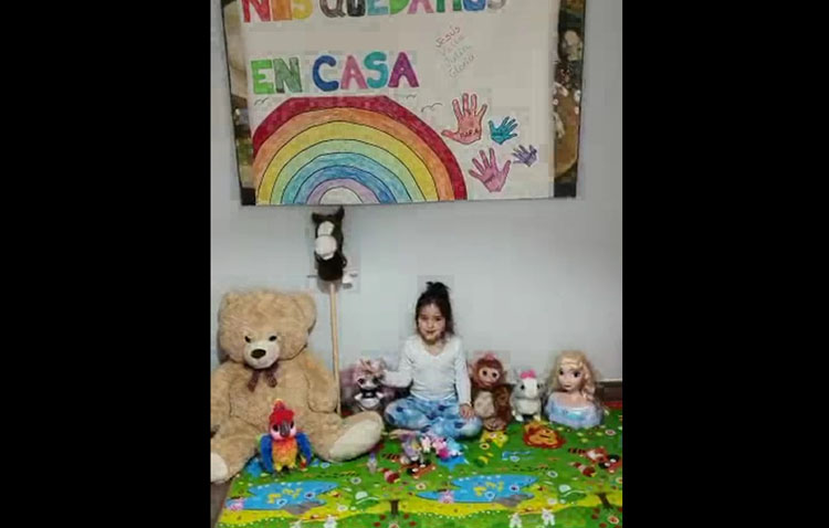 El especial mensaje de la pequeña utrerana Julia para quedarse en casa (VÍDEO)