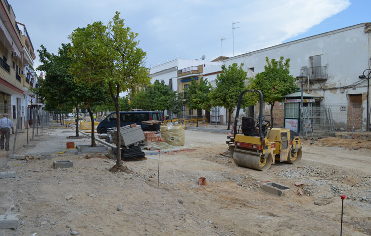 Las obras de La Corredera se retrasan un mes