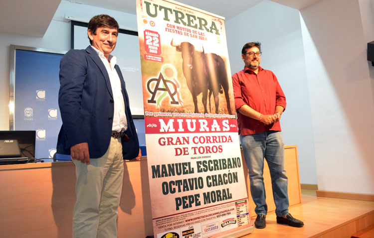 Manuel Escribano, Octavio Chacón y Pepe Moral lidiarán la corrida de toros de Miura el 22 de junio en Utrera