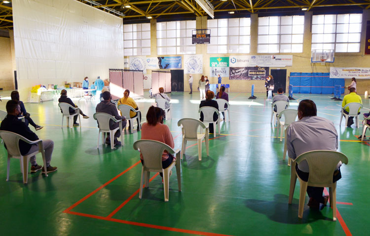 El pabellón «Pepe Álvarez», elegido para acoger la vacunación masiva contra la COVID-19 en Utrera