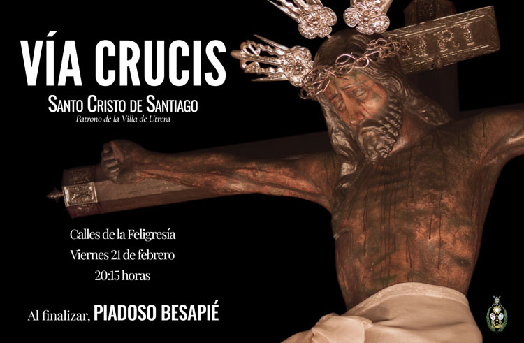 Un vía crucis para iniciar este viernes los cultos anuales en honor al patrono de Utrera