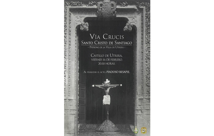 Vía crucis con el Cristo de Santiago en el castillo de Utrera