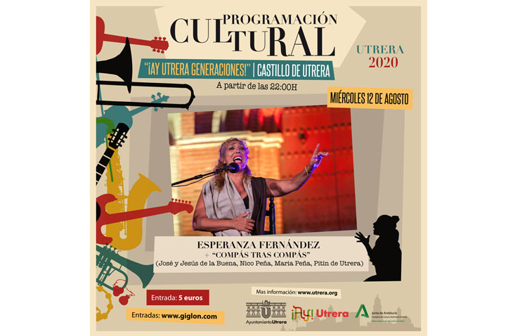 Esperanza Fernández y el flamenco de Utrera se dan cita en el castillo