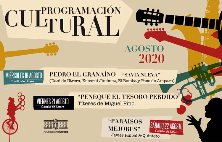 El coronavirus reforma el calendario cultural, que sigue ofreciendo varias propuestas para esta semana en Utrera