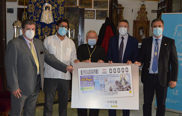 El santuario de Consolación llegará a todos los rincones de España gracias a 5,5 millones de cupones de la ONCE