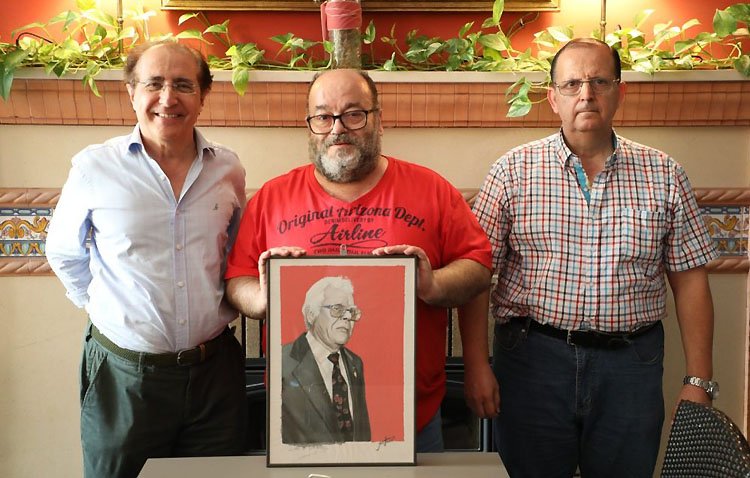 El ‘Casino’ recordará de forma permanente a Curro de Utrera con una obra pictórica de Juan Sánchez Villores