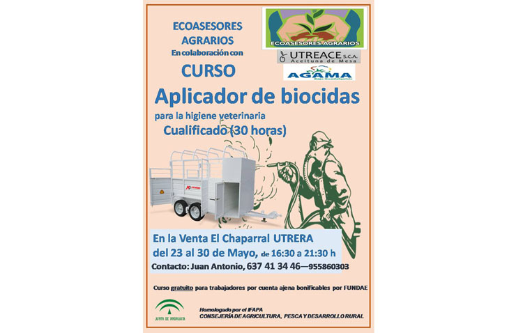 Un curso de aplicador de biocidas en Utrera