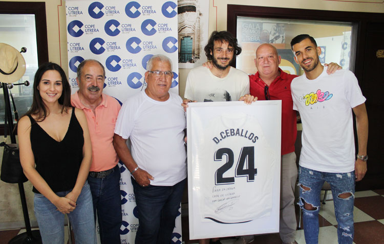 Dani Ceballos pasó por las instalaciones de COPE Utrera antes de marcharse al Europeo sub-21