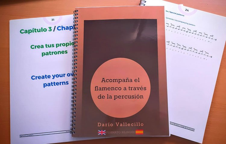 El músico utrerano Darío Vallecillo lanza un libro para aprender a acompañar al flamenco a través de la percusión