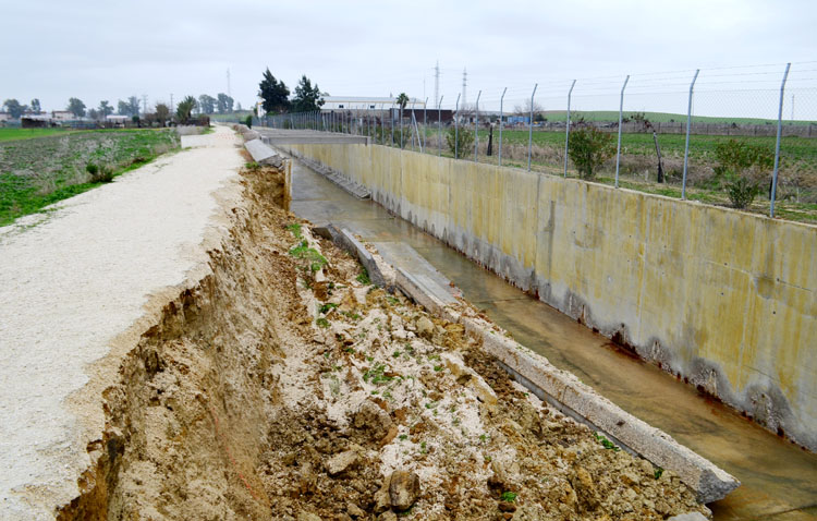 Los temores se cumplen: se derrumban los 20 metros del desvío del Calzas Anchas que estaban agrietados