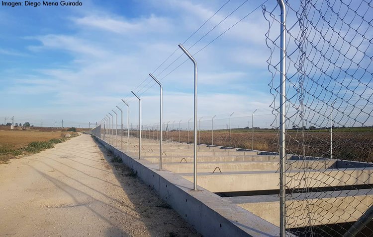 Indignación por el enésimo robo del vallado instalado en el desvío del Calzas Anchas