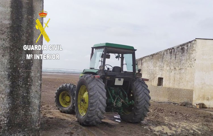 La Guardia Civil de Utrera detiene al autor de «numerosísimos robos» de maquinaria y material de campo