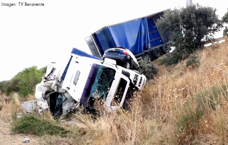 Fallecen dos utreranos al ser arrollados por un camión de mercancías