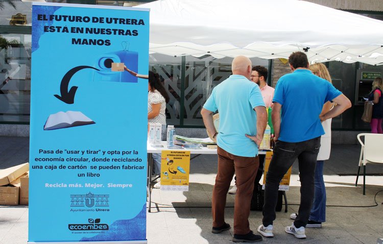 La barriada El Tinte recibe este jueves la campaña de promoción del reciclaje impulsada por Ecoembes y el Ayuntamiento de Utrera