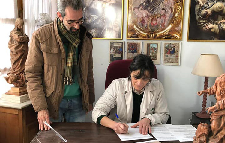 Un nuevo proyecto para la imaginera utrerana Encarnación Hurtado en Granada