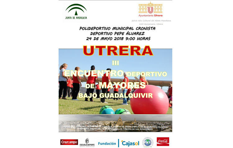 Utrera acoge el encuentro deportivo de mayores del Bajo Guadalquivir