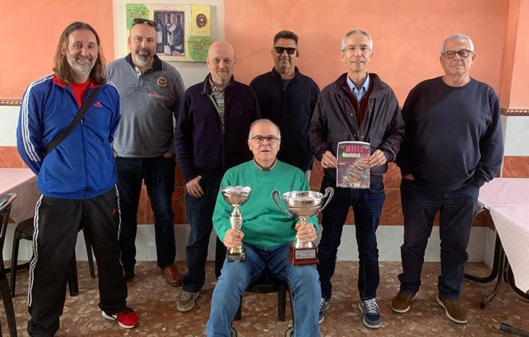 Francisco Jiménez Morales, vencedor del torneo de ajedrez de veteranos