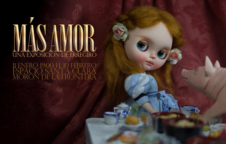 El artista utrerano Rafael Rodríguez Girona lleva «Más amor» a Morón de la Frontera