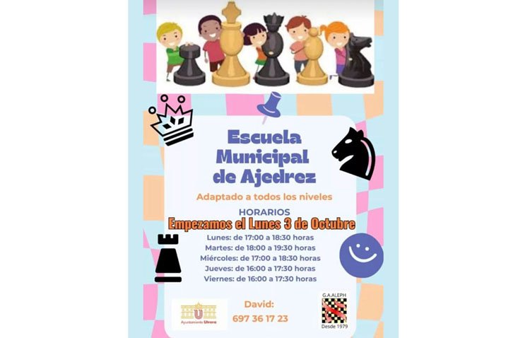 El club ajedrecístico ‘Aleph’ inicia una apasionante temporada