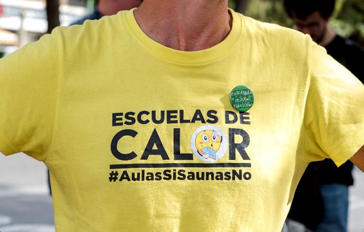 El colegio Coca de la Piñera y el instituto Ponce de León reclaman mejoras «ante las olas de calor»