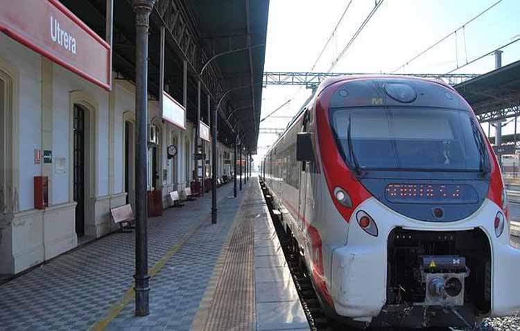 Adif licita la adecuación de las líneas de alta tensión de la línea Sevilla-Cádiz incluyendo la de Utrera