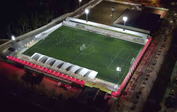 El nuevo estadio ‘San Juan Bosco’, a vista de pájaro