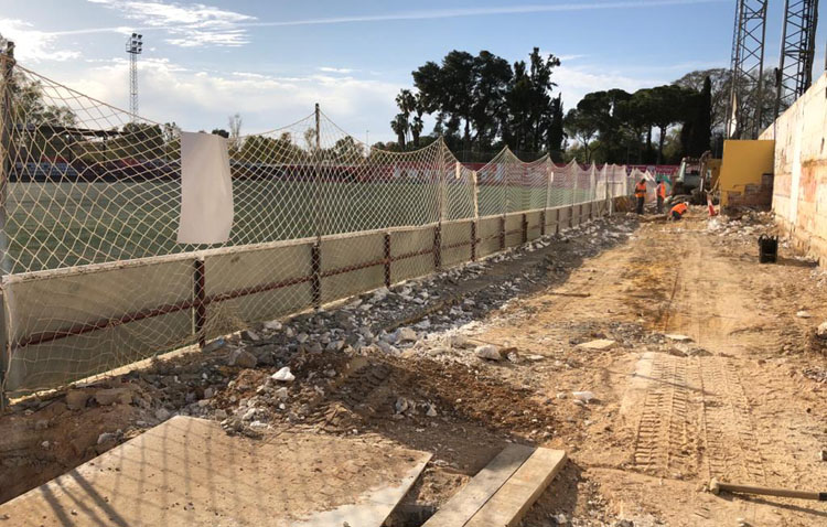 Utrera reinicia obras como las de los cines, el estado San Juan Bosco y el retablo de Consolación
