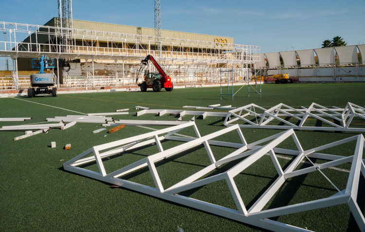 Un paso crucial para la renovación del terreno de juego del nuevo estadio municipal San Juan Bosco