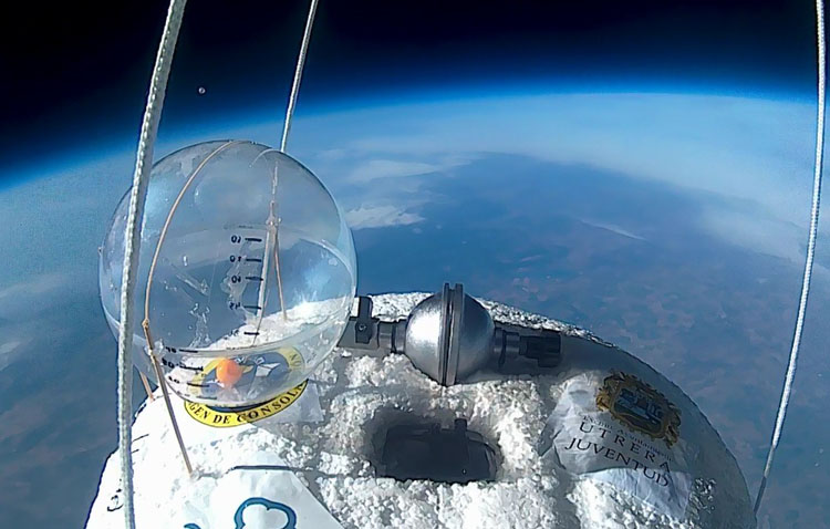 Los estudiantes de Utrera exploran la estratosfera