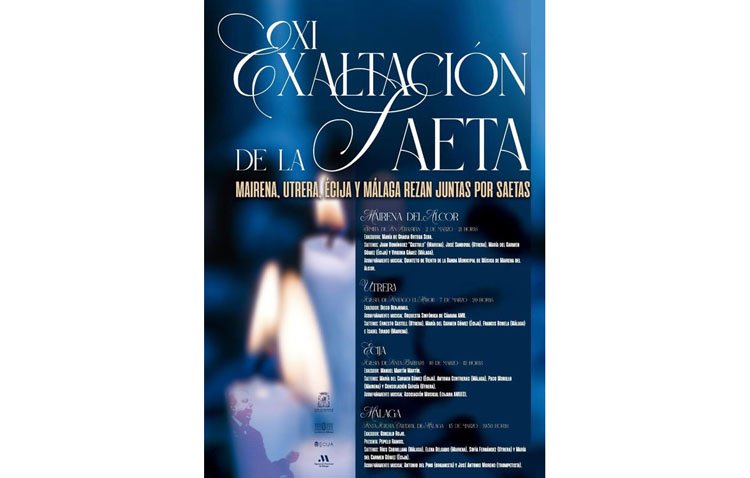 Una tarde para exaltar a la saeta en la parroquia de Santiago con Utrera, Málaga, Écija y Mairena del Alcor [AUDIO ENTREVISTA COPE UTRERA]