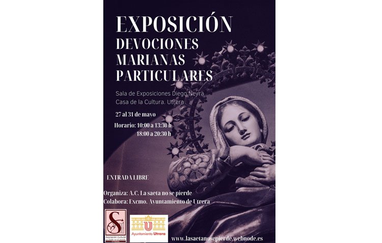 Una exposición mostrará devociones marianas particulares de Utrera y su ajuar