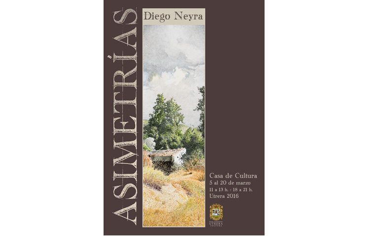 El pintor Diego Neyra protagoniza la exposición «Asimetrías»
