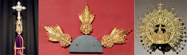 La orfebrería cofrade de Utrera, presente en una destacada exposición en Sevilla