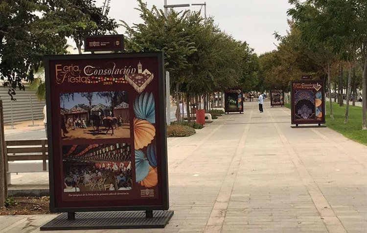 Una exposición para los nostálgicos de la feria de Utrera en el paseo de Consolación