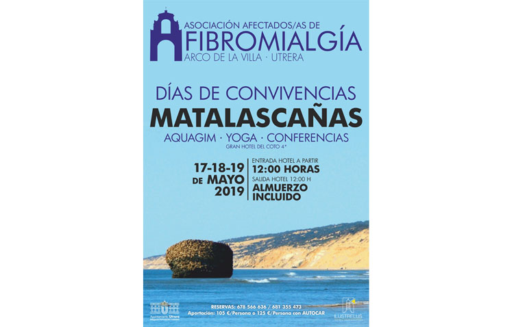 La asociación de afectados de fibromialgia organiza un viaje a Matalascañas con varias actividades