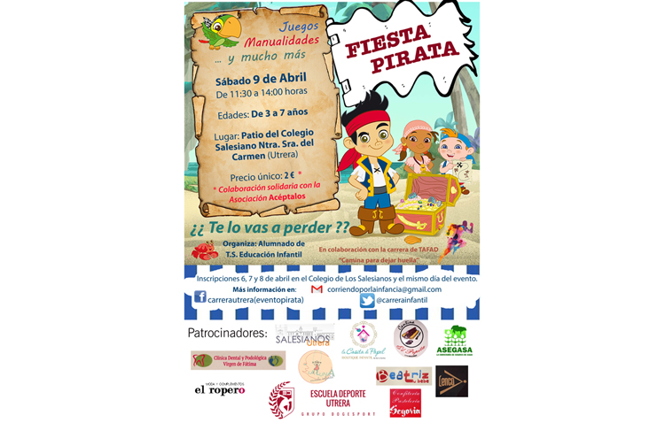 Una «fiesta pirata» para todos los niños de Utrera
