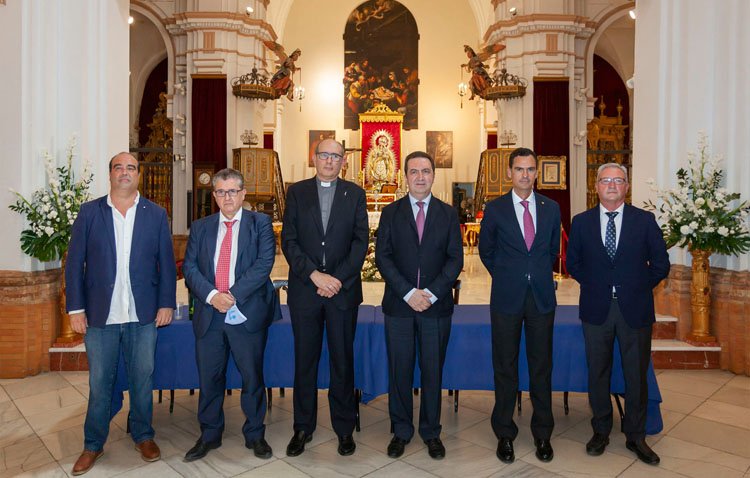 La Fundación Caja Rural de Utrera, pieza fundamental en la restauración del retablo de Santa María la Blanca de Los Palacios