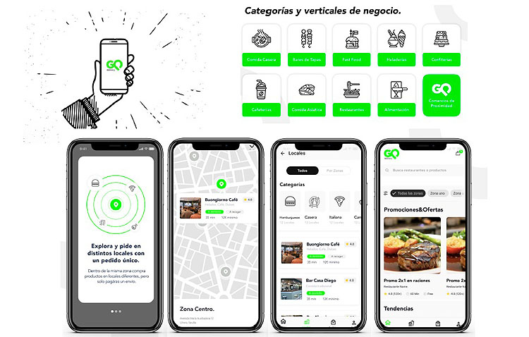 Nace una plataforma de reparto de comida a domicilio 100% utrerana y con mejores servicios que las multinacionales