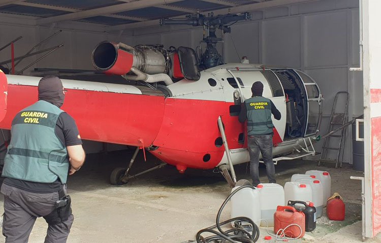 Golpe de la Guardia Civil al narcotráfico aéreo con una macrooperación que alcanza a Utrera