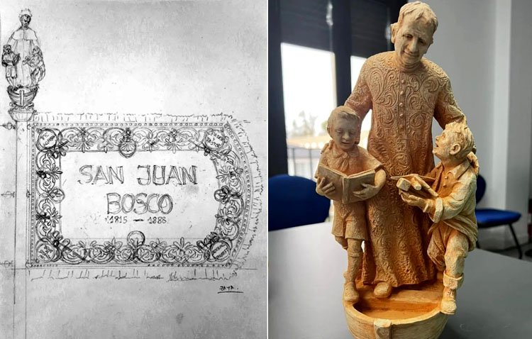 La hermandad de los Muchachos de Consolación diseña un guion dedicado a San Juan Bosco