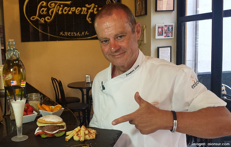 Una hamburguesa con mostachón de Utrera para agasajar a Obama