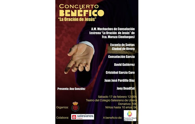 Música cofrade, saetas y lírica en un concierto benéfico organizado por la hermandad de Jesús Nazareno